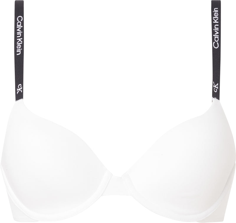 Calvin Klein Lightly Lined Demi Bra in White