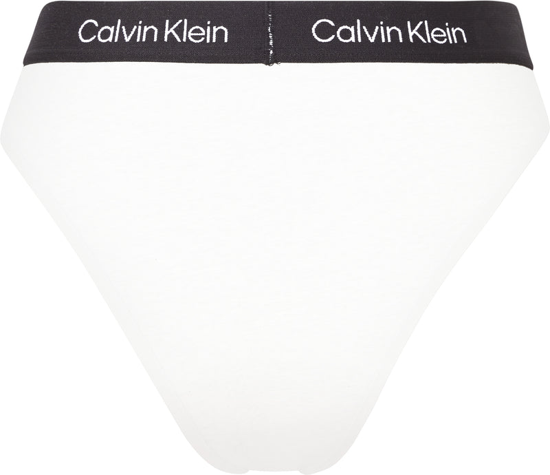 Calvin Klein Modern High Waisted Brazilian In White