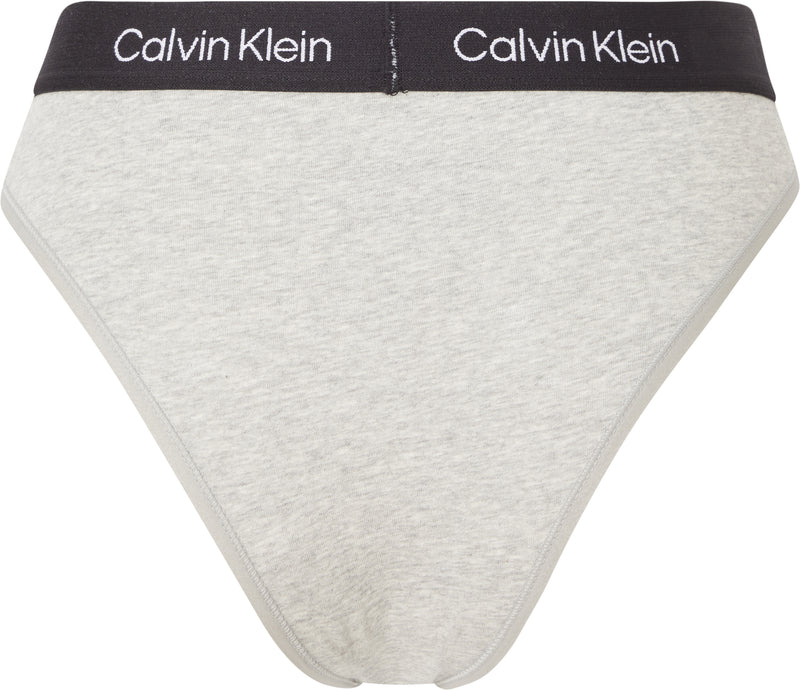 Calvin Klein Modern High Waisted Brazilian In Grey Heather