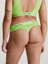 Calvin Klein Modern Thong In Fabulous Green