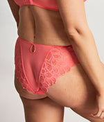 Panache Allure Brazilian Brief in Coral