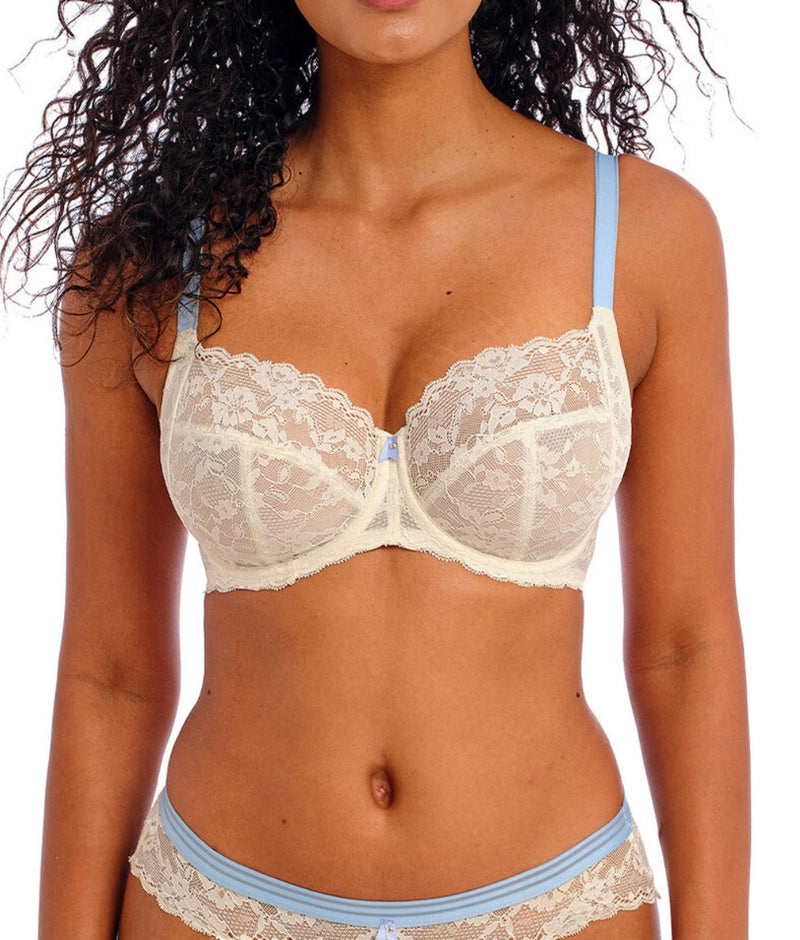 Freya Offbeat Side Support Bra in Something Blue