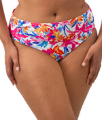 Elomi Savaneta Mid Rise Bikini Brief in White