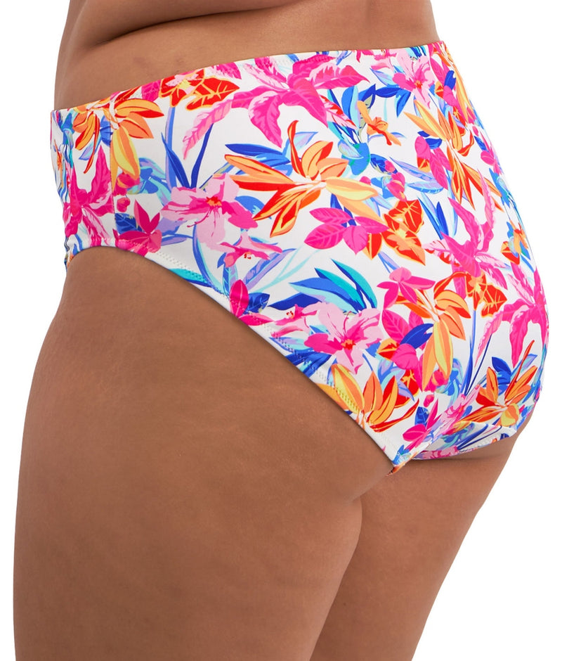 Elomi Savaneta Mid Rise Bikini Brief in White