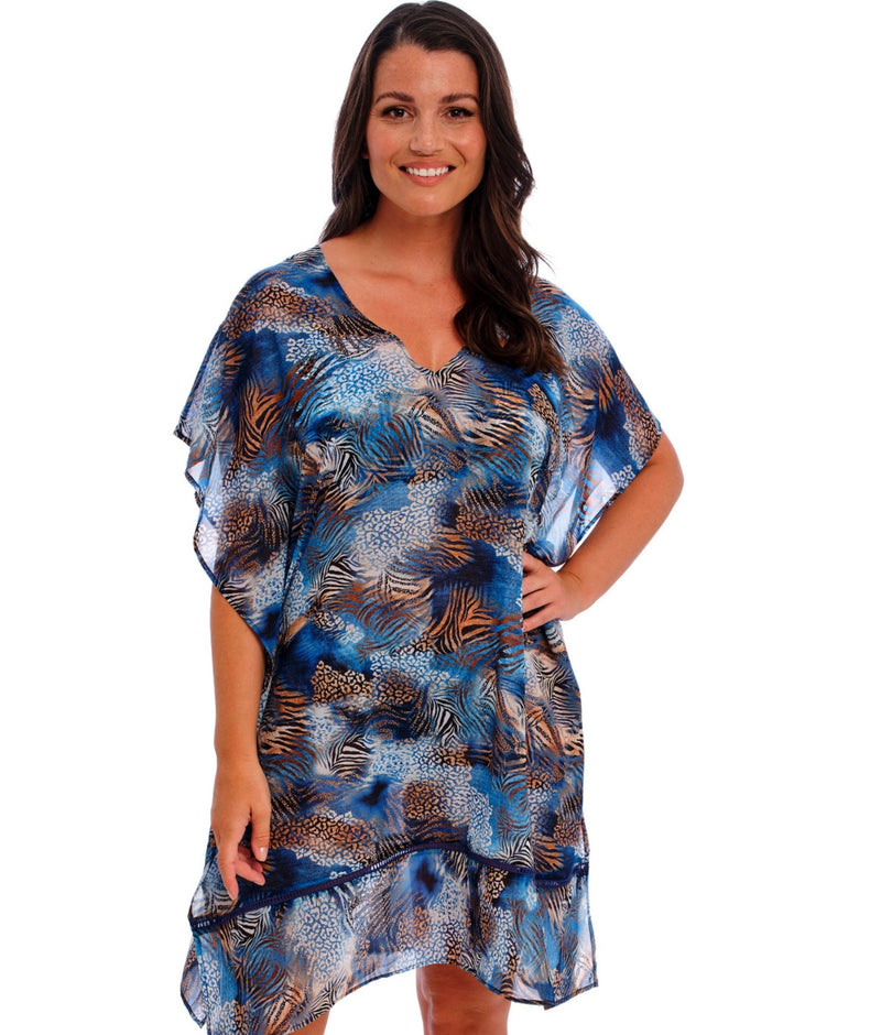 Fantasie Seraya Sands Kaftan in Denim