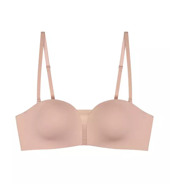 Triumph Flex Smart Non Wired Strapless Bra in Soft Praline