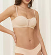 Triumph Flex Smart Non Wired Strapless Bra in Soft Praline