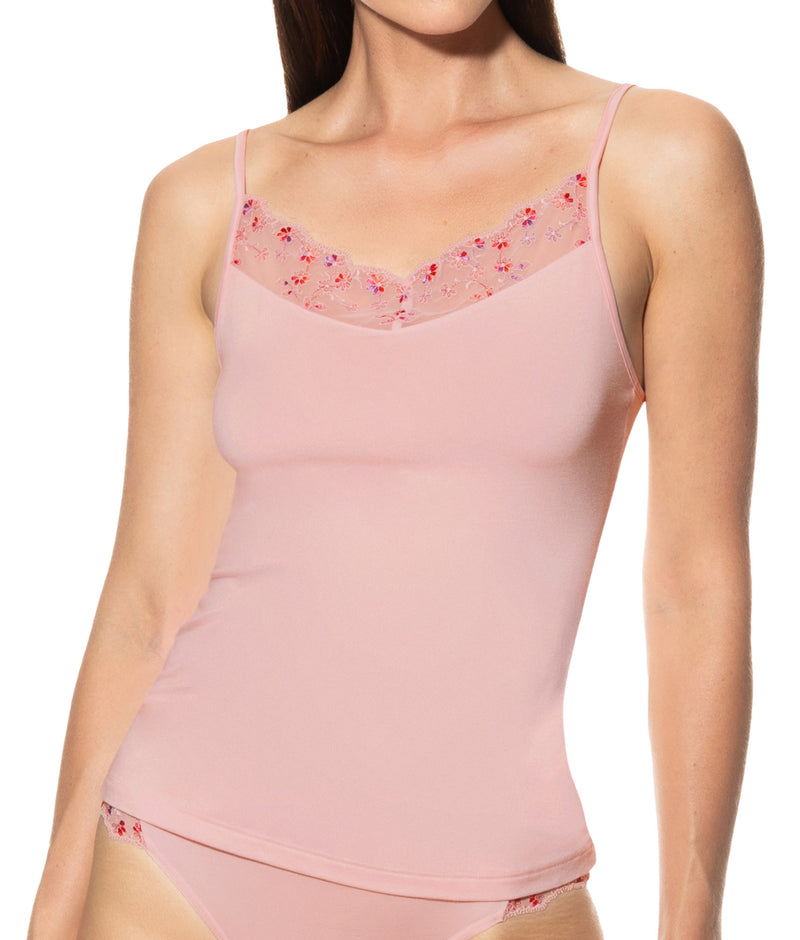 Mey Delightful Spaghetti Strap Top in Bonbon Pink