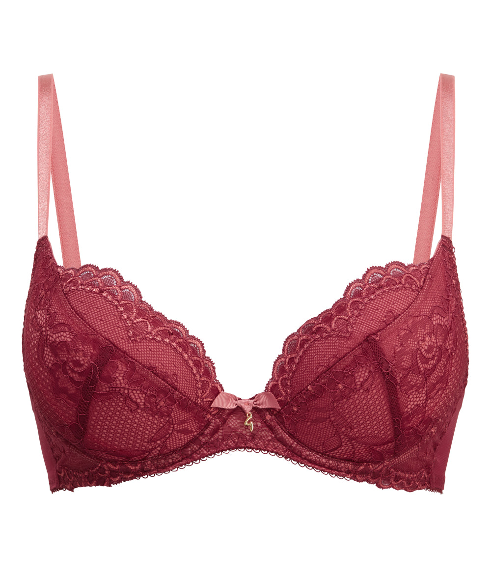 Gossard Superboost Lace 7711 Underwired Push Up Plunge Bra