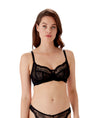 Gossard Superboost Lace Non Wired Bra in Black front view