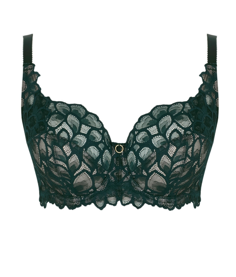 Allure Forest Green bra