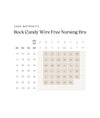 Rock Candy Seamless Nursing Bralette In Black