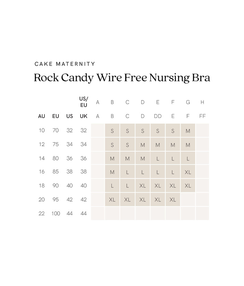 Rock Candy Seamless Nursing Bralette In Beige