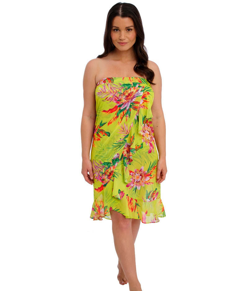 Fantasie Cala Macarella Sarong in Zest