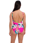 Fantasie Carabelita Underwired V-Neck Swimsuit in Peony