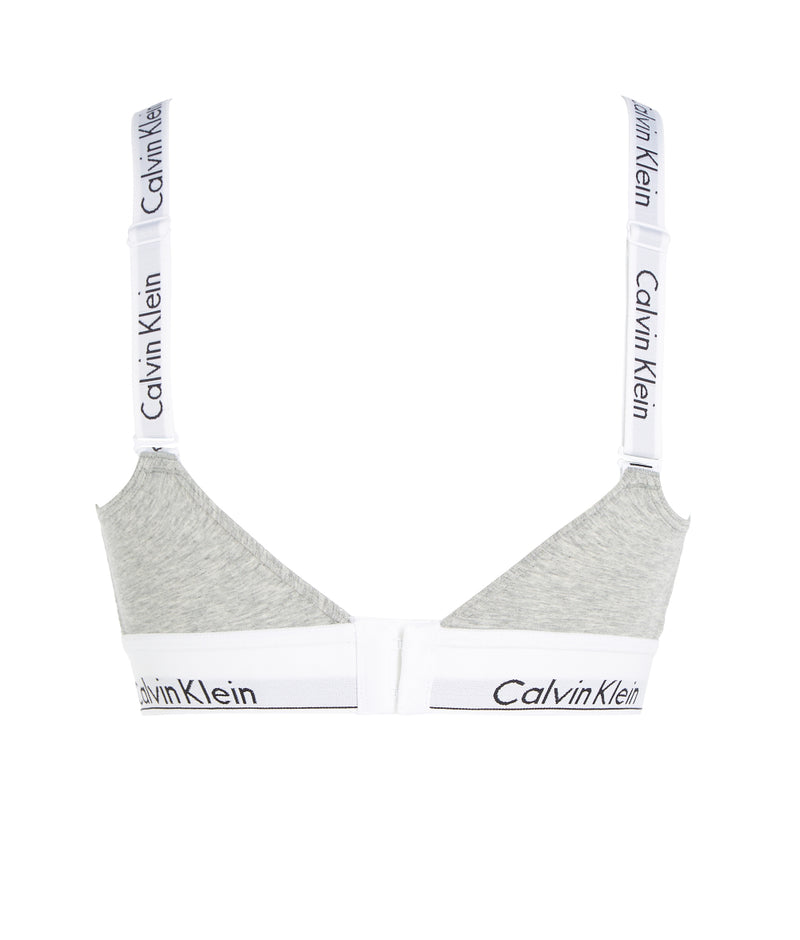 Calvin Klein Lightly Lined Bralette (Full Cup) in Grey Heather