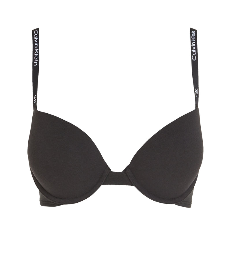 Calvin Klein Underwired Push Up Bra in Black