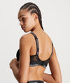 Calvin Klein Lightly Lined Moulded Lace Bralette in Black