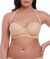 Freya Cameo Underwired Moulded Strapless Bra in Sand