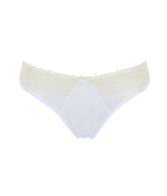 Cleo by Panache Blossom Brazilian Brief in White/Lemon
