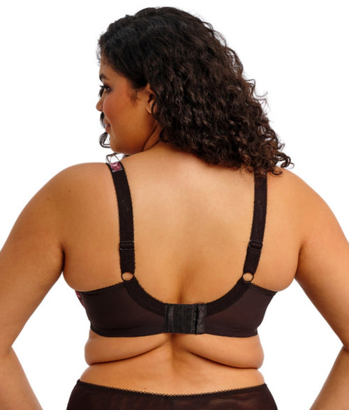 Elomi Morgan Underwired Bra in Dark Romance back view