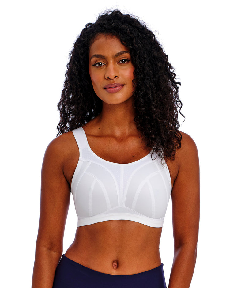 Freya Dynamic Non Wired Sports Bra in White