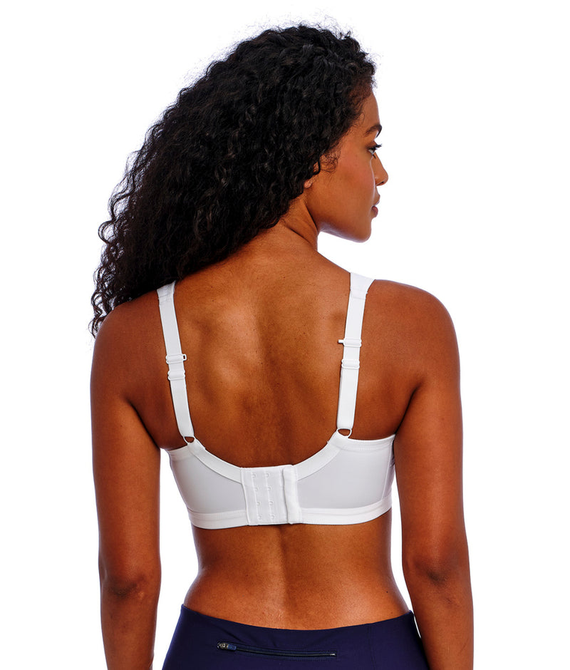 Freya Dynamic Non Wired Sports Bra in White