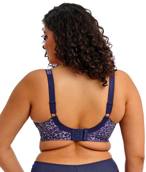 Elomi Lucie Plunge Bra in Midnight back  view