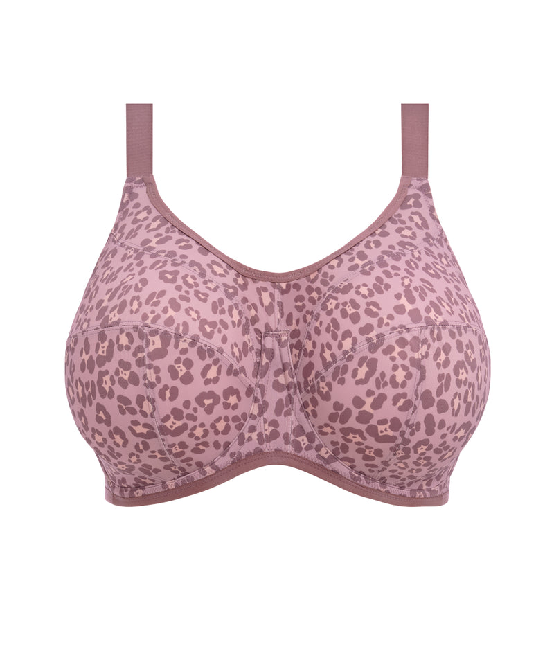 Elomi Energise Sports Bra in Dusky Leopard