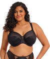 Elomi Kintai Underwired Banded Bra – Black front view