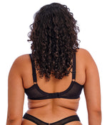 Elomi Kintai Underwired Banded Bra – Black back view