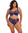 Elomi Morgan Stretch Banded Bra and brief set in Midnight