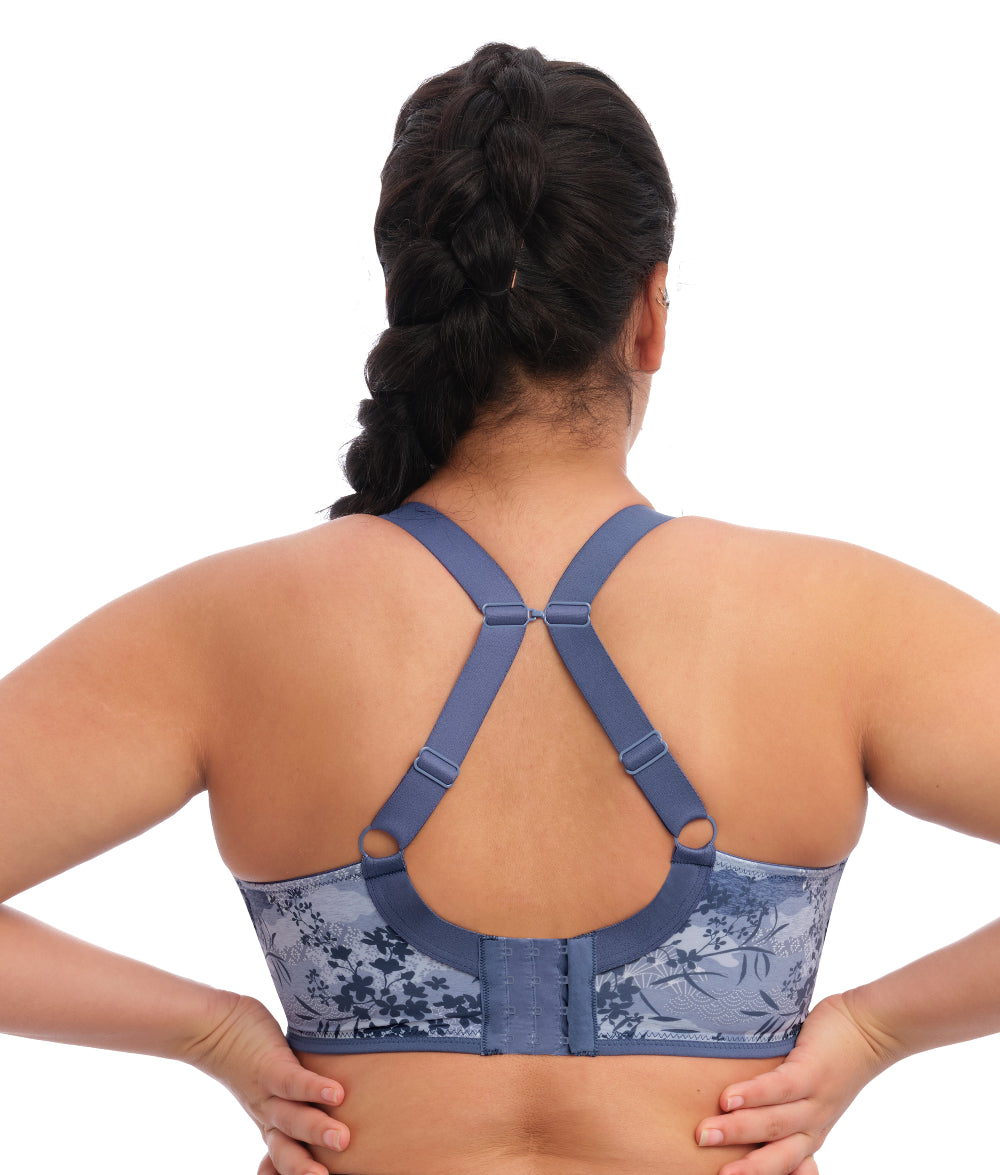 Elomi Energise Sports Bra In Vintage Denim – Mish