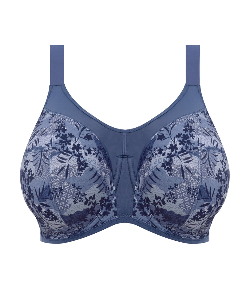Elomi Energise Sports Bra In Vintage Denim