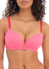 Freya Offbeat Underwired Moulded T-Shirt Bra In Pink