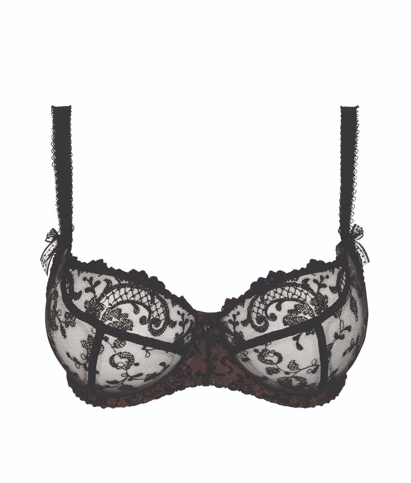 Empreinte Gaby Low-Necked Bra in Black