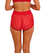 Wacoal Halo Lace Full Brief in Equestrian Red