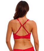 Wacoal Halo Lace Soft Cup Bra in Equestrian Red