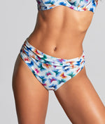 Panache Kara Midi Bikini Brief in Flutter Print