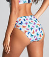 Panache Kara Midi Bikini Brief in Flutter Print