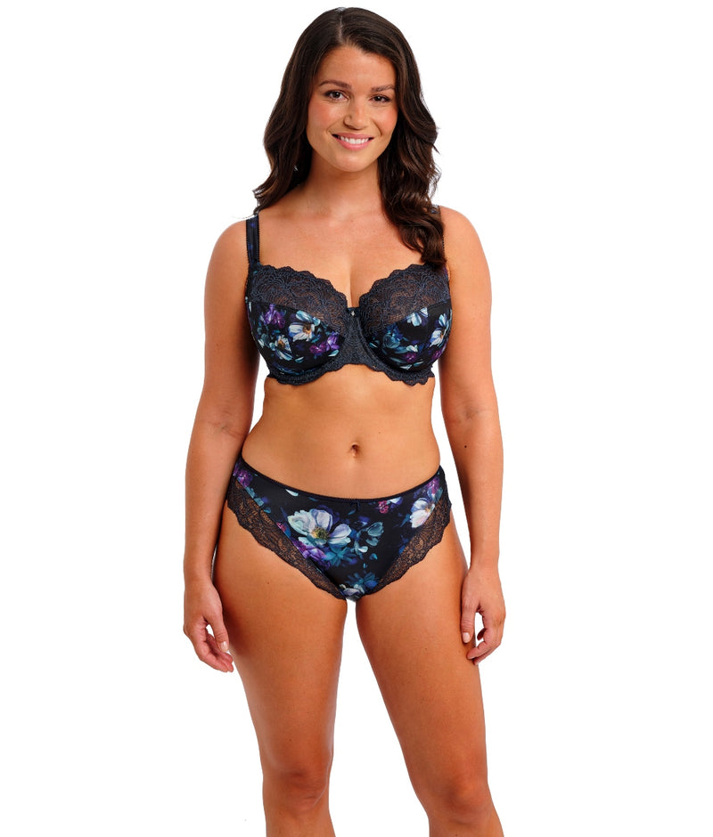 Fantasie Lucia Underwired Bra and Brief set in Midnight colour 