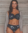 Fantasie Lucia Underwired Bra and Brief set in Midnight colour 