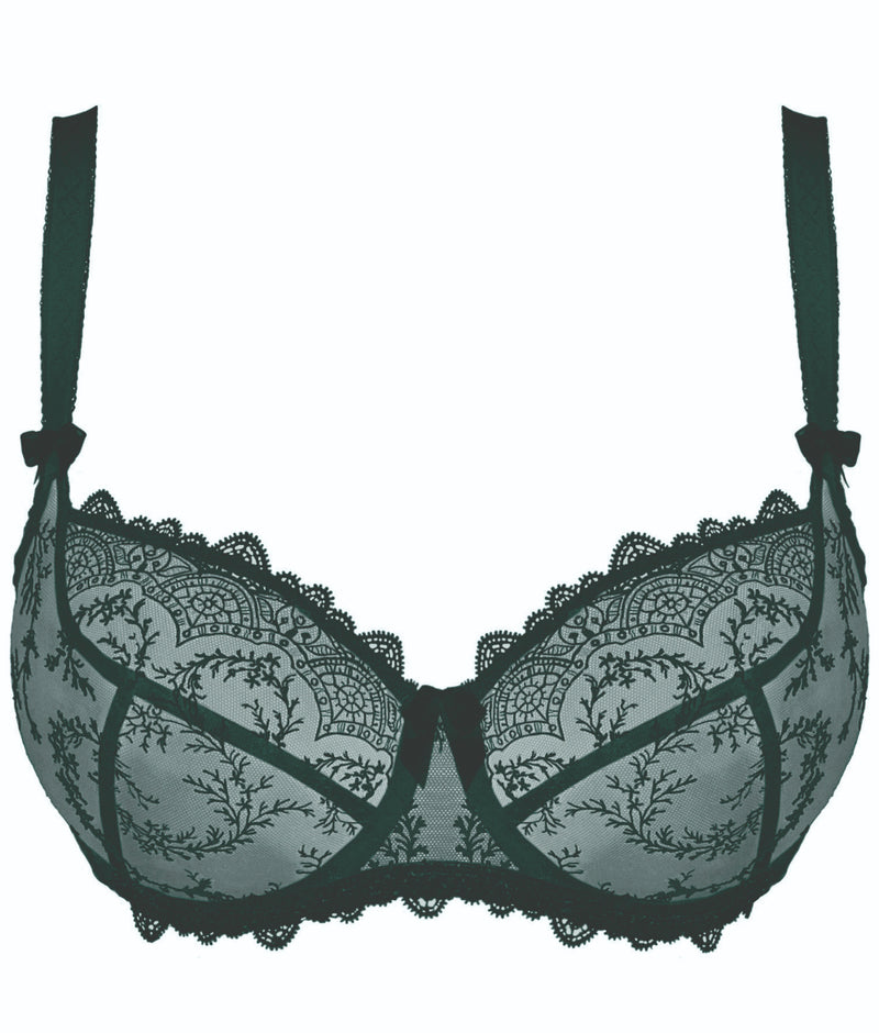 Empreinte Louise Low Necked Bra In Sequoia