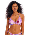 Freya Miami Sunset Halter Bikini Top in Cassis