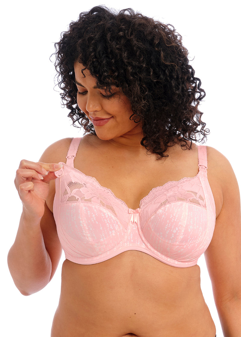 Elomi Molly Underwired Nursing Bra in Blush and Cameo Rose