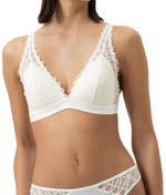 Mey Serie Poetry Temptation Triangle Bra - Champagne front view