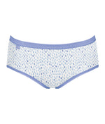 Sloggi Midi Brief 3 Pack In Blue/White Combination