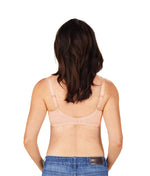 Amoena Nancy Non-Wired Front Closure Bra in Rose Nude