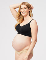 Sugar Candy Popping Candy Nursing Bralette in Black