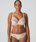 Primadonna Deauville Full Cup Bra and brief set in Caffé Latte 